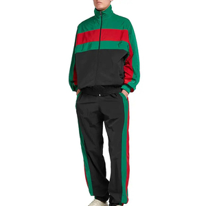 Nuevo estilo 2025, chándal cortavientos para hombre, poliéster impermeable de alta calidad, ajuste holgado con cintura elástica, hecho por Dikson Sports - Product Image 1