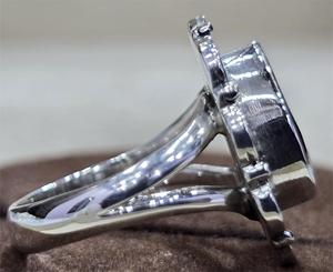 Anillo de Plata de Ley 925 Eternity Vermeil, excelente calidad, piedra preciosa de diseñador hecha a mano, rodio verde clásico de última moda - Product Image 4