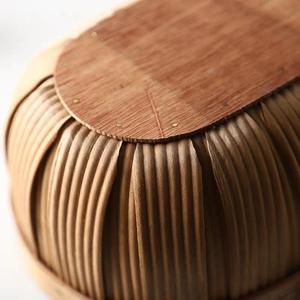 ตะกร้าเก็บของทรงรีขนาดเล็ก ทำจากเศษไม้สานสีดำ วัสดุหวาย สำหรับจัดเก็บและจัดระเบียบ - Product Image 3