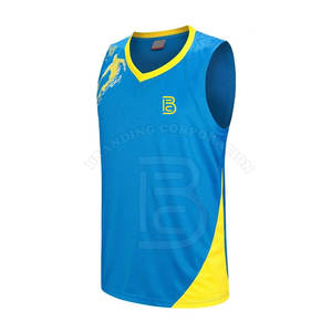 2024 vente en gros maillot de basket-ball personnalisé meilleure vente maillot meilleure qualité pas cher entraînement maillot de basket-ball pour hommes - Product Image 1
