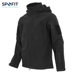 Chaqueta Bomber Deportiva Unisex de Alta Calidad, Cortavientos, Impermeable, de Lona y Softshell, con Capucha, Cuello Alto, Diseño Personalizado, para Invierno y Trabajo - Product Image 4