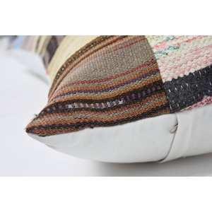 Luxury 16x48 Beige Kilim Patchwork Wool Pillow Woven Design Vintage <b>Fluffy</b> Patterns Portable for <b>Bedding</b> Sofa Use for Christmas - Product Image 5