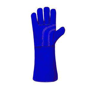 High Quality Fireproof Heat Resistant Leather Welding <b>Gloves</b> Private Label Welding <b>Gloves</b> Heat Resistance - Product Image 3