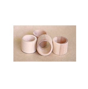 Fournisseurs de design de luxe Ronds de serviette en bois originaux naturels pour décoration de table de mariage - Product Image 4