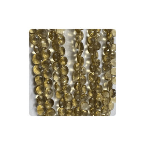 ลูกปัดหินทรงเหลี่ยมขนาด8นิ้วสำหรับทำเครื่องประดับควอตซ์เบียร์ธรรมชาติระดับพรีเมี่ยมขนาด7มม. - Product Image 3