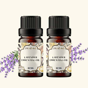 Aceite de Lavanda 100% Puro 10ml, Compra 1 y Lleva 1 Gratis, Aceites de Bergamota, Ylang-Ylang, Pomelo, Lima, Menta para Aclarar y Reafirmar la Piel - Product Image 1