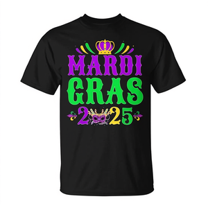 T-shirt Mardi Gras 2025 – Motif Bouffon – Vêtement de Célébration du Festival - Product Image 2