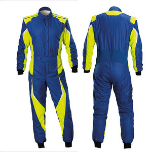 Traje de Carreras de Karting Ligero, Transpirable y Resistente al Viento, con Cremallera Delantera, Color Azul Verde, Talla Grande, con Servicio OEM - Product Image 5