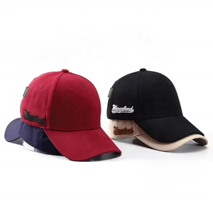 Gorra deportiva de algodón de 6 paneles personalizada Gorra de béisbol con letras de flanco bordadas en 3D con logotipo Estilo deportivo - Product Image 5