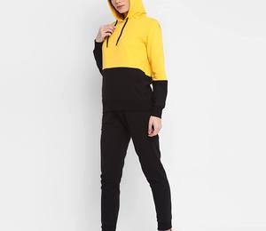 Conjunto Deportivo de Invierno para Mujer, Transpirable, de Alta Calidad, 2 Piezas, Color Sólido Informal, 100% Poliéster Algodón, el Mejor Material - Product Image 2