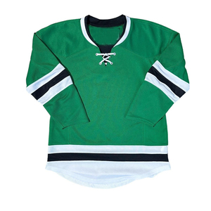 Jersey de Hockey sobre Hielo Unisex de Alta Calidad, 100% Poliéster, Uniforme, Servicio OEM, Antibacteriano, Transpirable, Último Diseño, Ropa de Equipo - Product Image 3