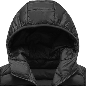 Chaleco Acolchado de Lona sin Mangas, Cálido para Invierno, Resistente al Viento, con Cuello Alto Brillante y Logotipo Frontal Personalizado para Hombre, Gran Venta - Product Image 2