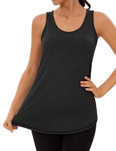 Camisetas sin mangas para mujer, venta al por mayor, personalizadas para damas con logotipo, envío gratis, camiseta sin mangas para gimnasio, camiseta sin mangas personalizada para mujer, verano a granel - Product Image 4