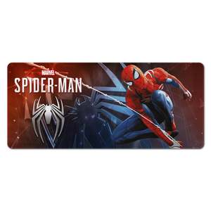 <b>Marvel</b> Spiderman XL Gaming Mouse Pad Custom <b>Printed</b> Square Design Waterproof Heated with Wireless Charging Feature in Stock! - Product Image 1