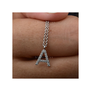 Buy 100 % Good Quality Initial Alphabet A Pendant Necklace Jewelry Available At Market Price