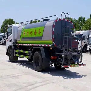 מחיר נמוך מלאי 13m3 דונגפנג 4x2 השתמש במנוע קומינס משאית מיכל מים למכירה