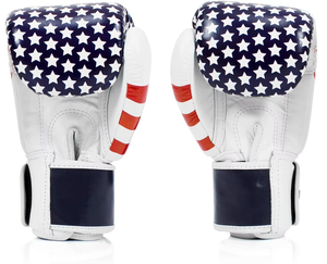 Guantes de Boxeo Fairtex con Diseño de Bandera Estadounidense, Guantes Profesionales de Kickboxing, Equipo de Entrenamiento de Piel Sintética - Product Image 2