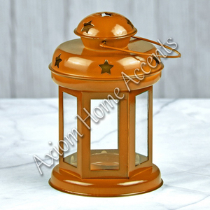 Linternas de velas festivas industriales Decoración artesanal elegante Acento navideño por Axiom Home Accents - Product Image 1