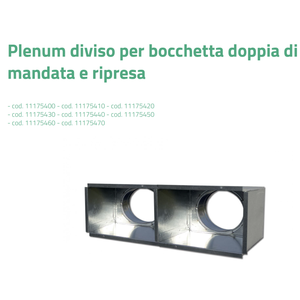 Tecnosystemi Plenum con Doble Boquilla de Suministro y Retorno, División de Sistemas HVAC - Product Image 2