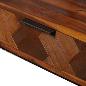 Consola de madera maciza de Aarhus, diseño minimalista para entrada estrecha, lista para enviar para sala de estar, dormitorio, muebles para el hogar - Product Image 4