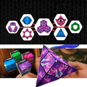 बहुमुखी <span class=keywords><strong>3</strong></span> डी अपसंपीड़न खिलौना शैक्षिक स्थानिक सोच ज्यामिति प्रारंभिक सीखने <span class=keywords><strong>3</strong></span> डी चुंबकीय घन - Product Image 2