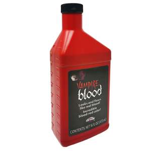 Bouteille de sang artificiel rouge de 473 ml pour Halloween, pour utilisation corporelle - Product Image 3