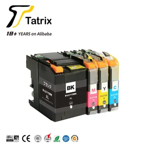 Tatrix LC119 LC115 สีตลับหมึกเครื่องพิมพ์สําหรับ Brother MFC-J6770CDW MFC-J6973CDW