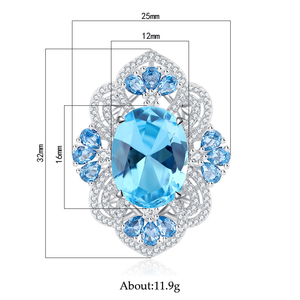 Conjunto de Anéis de Casamento em Ouro Branco com Placa de Platina em Forma de Trevo, Venda por Atacado - Product Image 4