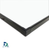 Tableau blanc magnétique effaçable à sec avec cadre en aluminium, taille personnalisée disponible pour usage bureau/maison