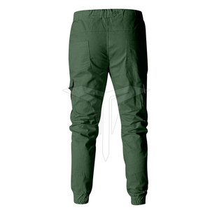 Pantalon cargo en toile pour homme, style streetwear, respirant, imperméable, séchage rapide, durable, léger, fermeture à cordon - Product Image 3