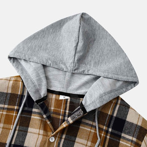 Chemise d'hiver à capuche unie pour homme de haute qualité 100 % coton, style streetwear, respirante, écologique, séchage rapide, personnalisable - Product Image 4