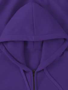 Sudadera con capucha recortada con logotipo personalizado 2025 para mujer, Top corto de algodón, cuello alto, cremallera, Sudadera corta de talla grande para sudaderas básicas de invierno - Product Image 4