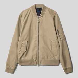 Chaqueta de bombardero Reversible personalizada de alta calidad para hombre, nuevo diseño, estilo, cuello levantado, venta al por mayor para la temporada de invierno, moda de calle principal - Product Image 1