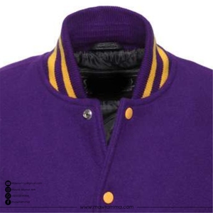 Chaqueta Universitaria Personalizada al por Mayor para Hombre, de Poliéster/Algodón, Estilo Urbano de Lujo, con Parches en la Parte Delantera, OEM, de Alta Calidad, Impermeable y Resistente al Viento - Product Image 2