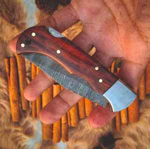 Couteaux pliants de poche personnalisables en acier Damas de haute qualité, couteaux pliants de poche personnalisables, couteaux en acier personnalisés - Product Image 6