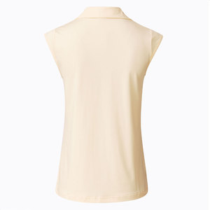 Fresh Piece Best Article Market Suministro en línea Camiseta Polo para mujer Friendly Budget Stand Collar Camiseta polo sin mangas única - Product Image 6