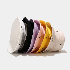 หมวกบักเก็ตหมวกถักสีทึบ - Product Image 3
