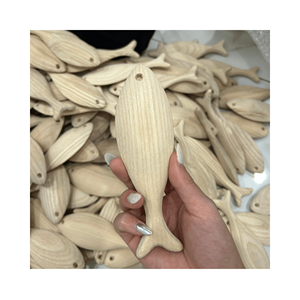 Craft Kids <b>Toy</b> Art Wooden <b>Fish</b> Shape Ornament Eco Friendly Colorful Polished Wooden <b>Fish</b> Unique Home Decor Handicraft - Product Image 3