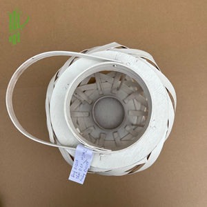 Handmade 100% Bamboo Rattan Lampshade <b>Small</b> Ceiling <b>Hanging</b> Light 220V AC Warm White Decorative Light Chandeliers Pendant Lights - Product Image 3