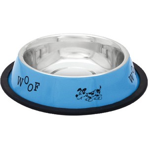 Comedero de Acero Inoxidable Modelo Perros Azules-Talla M - Product Image 1