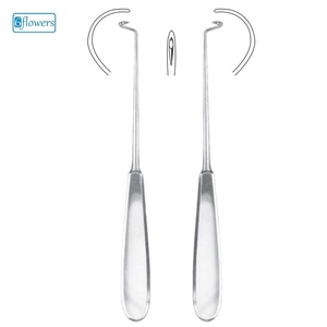 Aiguille de Deschamps, instrument chirurgical manuel, certifié CE, matériau de haute qualité, modèle F7-404, norme de sécurité ISO 2015, classe I - Product Image 1