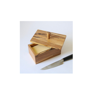 กล่องเนยไม้ของขวัญไม้ทนทานสำหรับร้านอาหารใช้สำหรับอาหารเช้า - Product Image 1