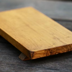 Vaisselle décorative rectangulaire en bois massif véritable naturel, plateau de service à fruits, plateau de service à café, plateau de service à café - Product Image 1