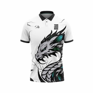 Cómodos pantalones de tela de punto de poliéster 100% pantalones para adultos jugadores de críquet media manga cuello camiseta uniforme - Product Image 1