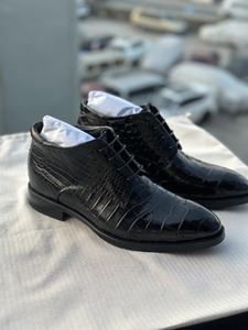 Stivali alla Caviglia in Pelle di Coccodrillo di Lusso: <span class=keywords><strong>Calzature</strong></span> Formali <span class=keywords><strong>da</strong></span> <span class=keywords><strong>Uomo</strong></span> in Vera Pelle Fatte a Mano e su Misura - Product Image 5