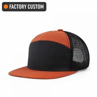 Gorra Trucker Personalizada Retro de 5 Paneles, Tejido Oxford, Transpirable, Impermeable, Diseño Deportivo Vintage con Estampado de Leopardo, Unisex para Niños