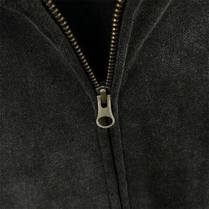 เสื้อฮู้ดผ้าฝ้ายแบบมีฮู้ดซักด้วยกรดเสื้อสเวตเชิ้ตใช้ได้ทั้งชายและหญิงทันสมัยและสวมใส่สบาย - Product Image 3