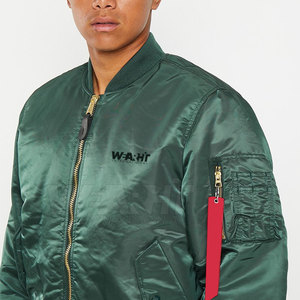 Nouvelle arrivée : Blouson aviateur pour homme, style décontracté urbain, motif lettres, logo personnalisé, vente en gros, haute qualité - Product Image 5