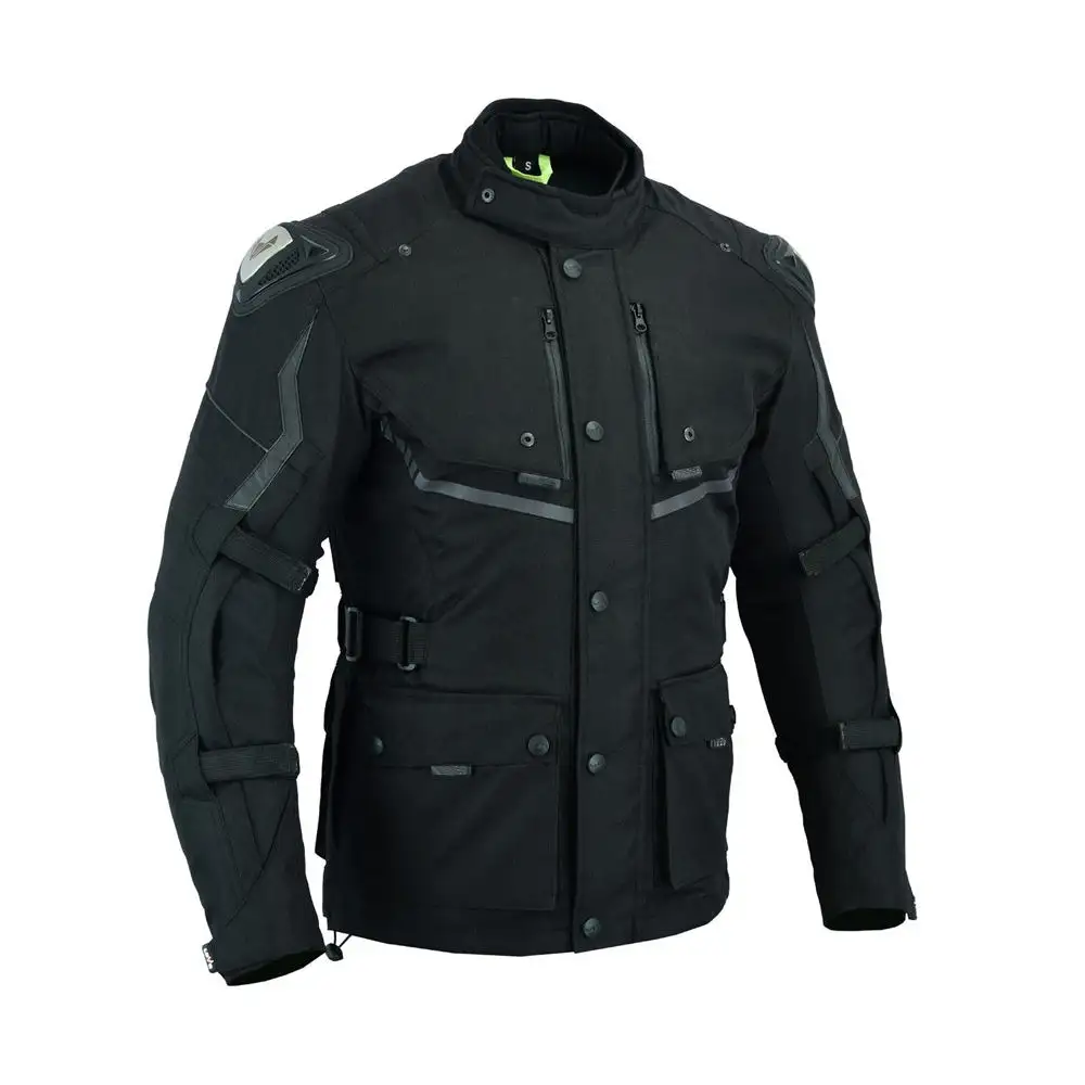 Großhandel Custom Made Plus Size Motorrad Racing Schutz jacke für Allwetter Cordura Textile Biker Jacken