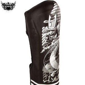2023 Custom Made Shin Guard for Men Women High Quality <b>Leather</b> Your Own Design Logo Protection Function IRON <b>PUNCH</b> INDUSTRIES - Product Image 4